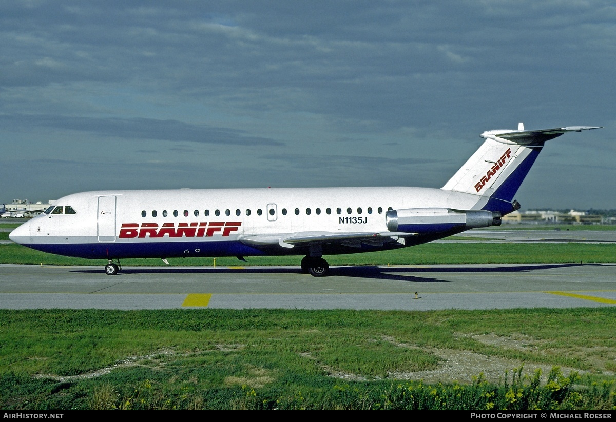 Aircraft Photo of N1135J | BAC 111-203AE One-Eleven | Braniff | AirHistory.net #380854