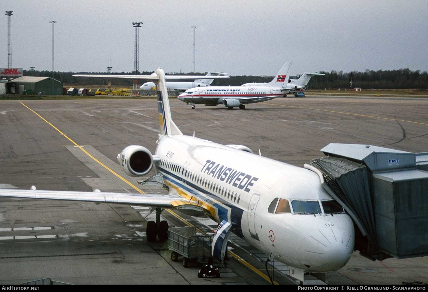 Aircraft Photo of SE-DUD | Fokker 100 (F28-0100) | Transwede Airways | AirHistory.net #380855