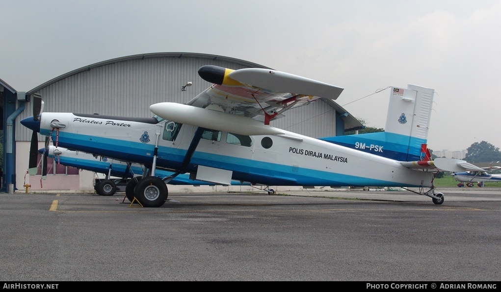 Aircraft Photo of 9M-PSK | Pilatus PC-6/B2-H4 Turbo Porter | Polis Diraja Malaysia | AirHistory.net #380868