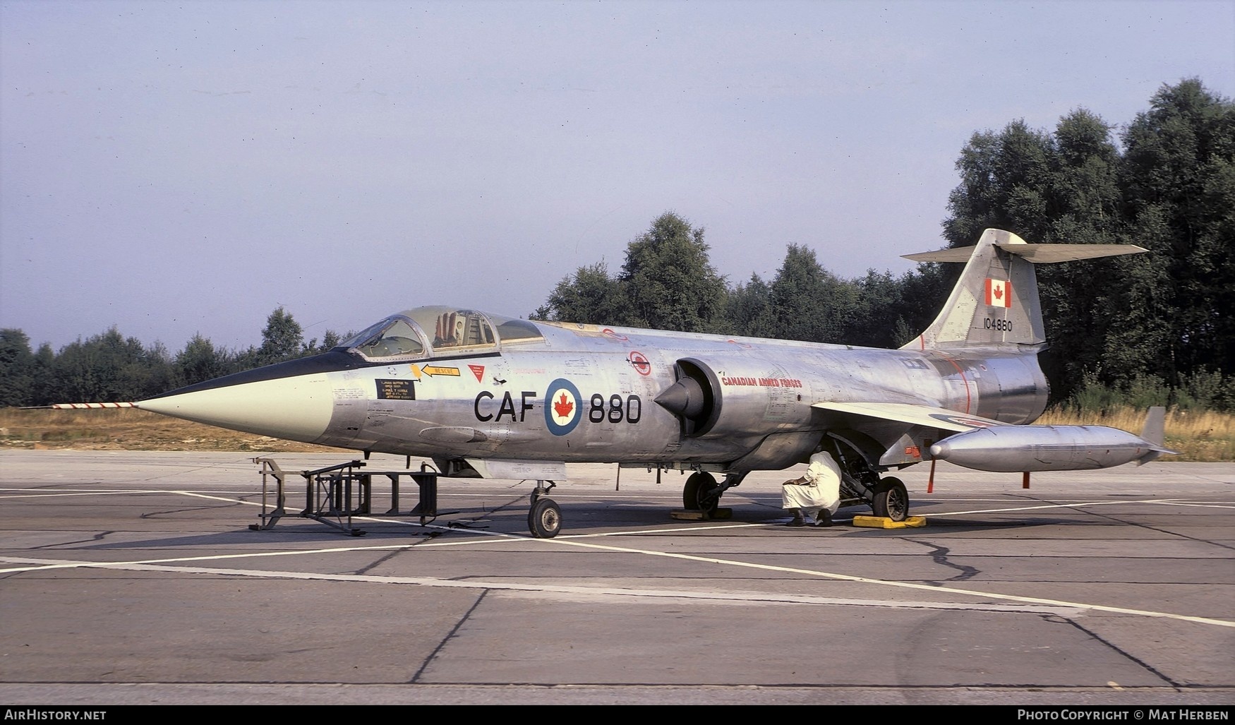 Aircraft Photo of 104880 | Lockheed CF-104 Starfighter | Canada - Air Force | AirHistory.net #380897