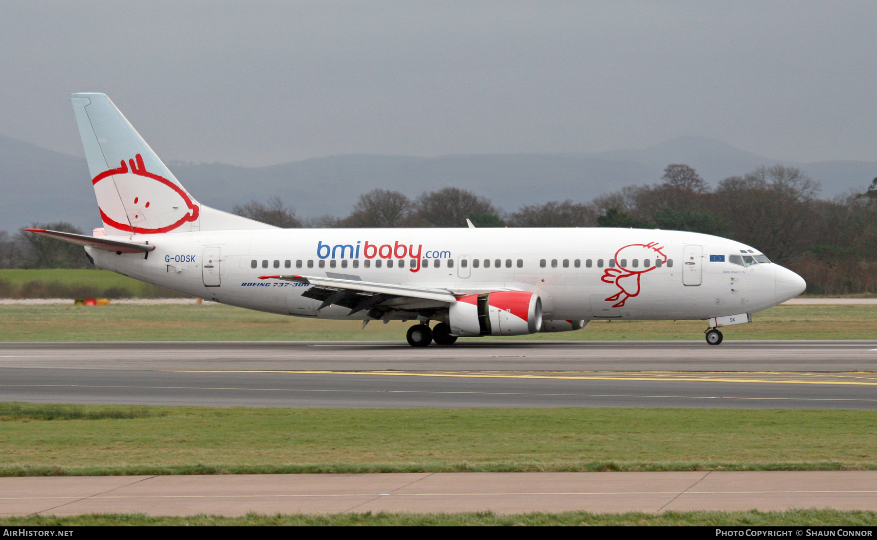 Aircraft Photo of G-ODSK | Boeing 737-37Q | Bmibaby | AirHistory.net #380912