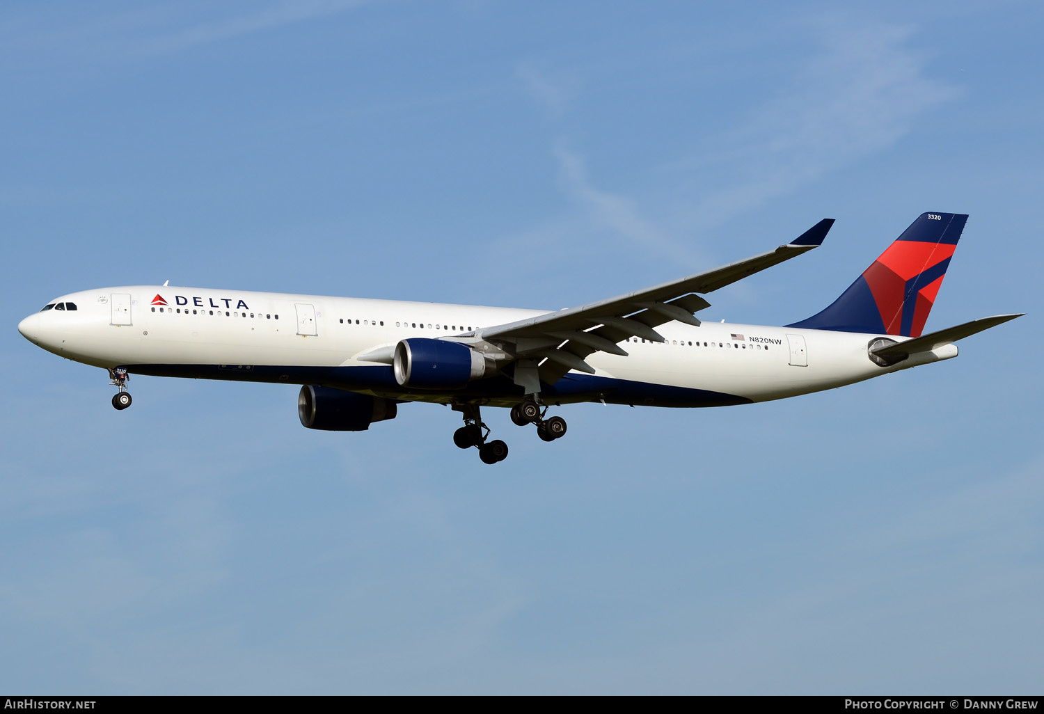 Aircraft Photo of N820NW | Airbus A330-323 | Delta Air Lines | AirHistory.net #380950