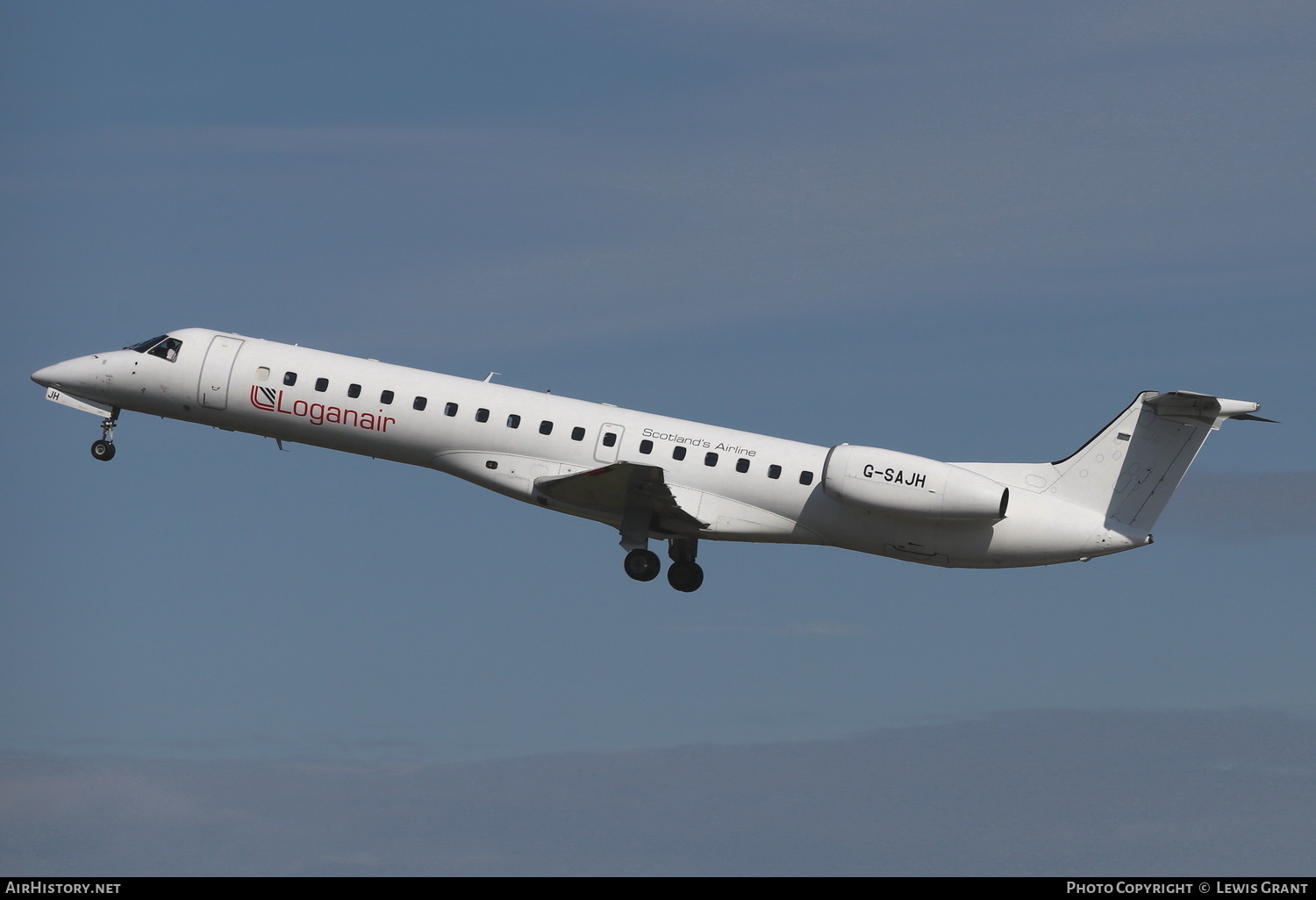 Aircraft Photo of G-SAJH | Embraer ERJ-145EU (EMB-145EU) | Loganair | AirHistory.net #380955