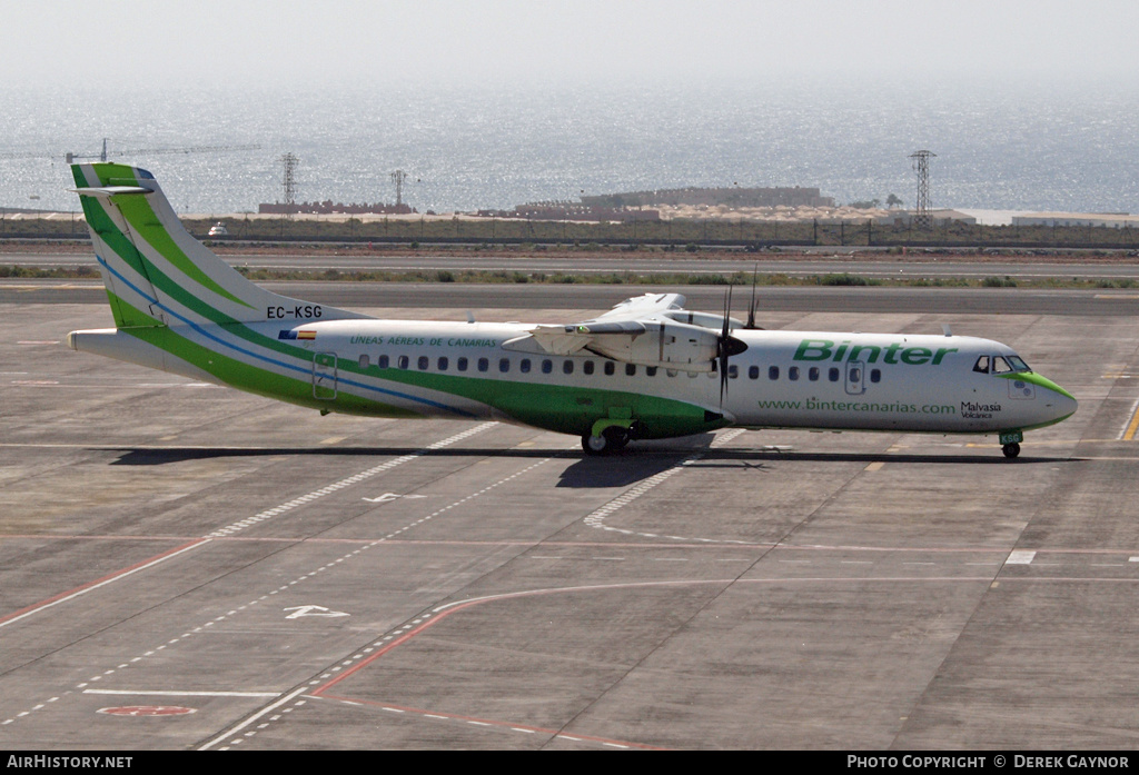 Aircraft Photo of EC-KSG | ATR ATR-72-600 (ATR-72-212A) | Binter Canarias | AirHistory.net #380958