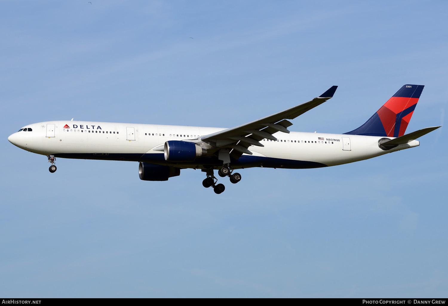 Aircraft Photo of N801NW | Airbus A330-323 | Delta Air Lines | AirHistory.net #380959