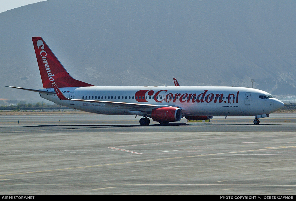 Aircraft Photo of PH-CDE | Boeing 737-8KN | Corendon Dutch Airlines | AirHistory.net #380960
