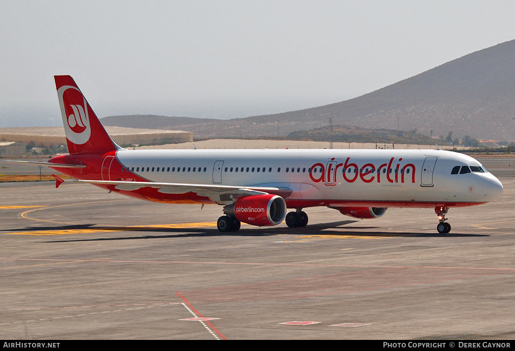 Aircraft Photo of D-ABCJ | Airbus A321-211 | Air Berlin | AirHistory.net #380961