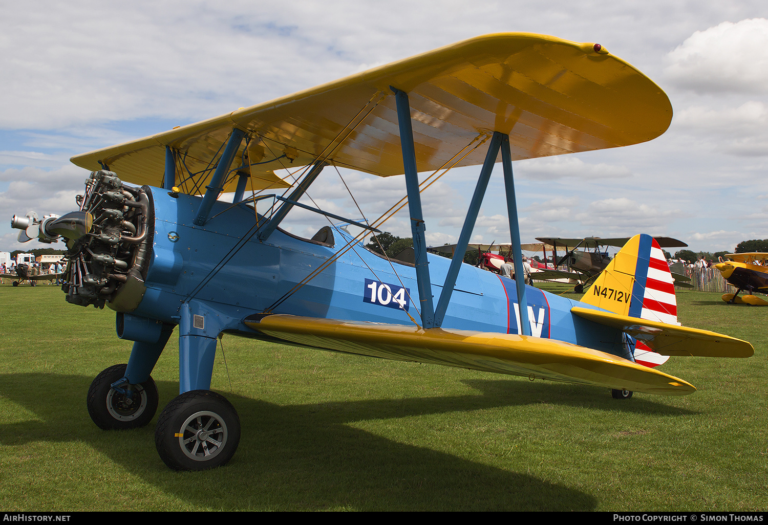 Aircraft Photo of N4712V | Boeing PT-13D/R985 Kaydet (E75) | USA - Air Force | AirHistory.net #380982