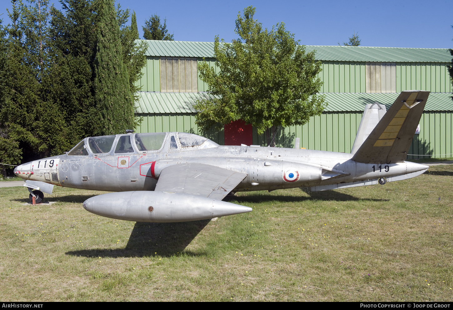 Aircraft Photo of 119 | Fouga CM-170R Magister | France - Air Force | AirHistory.net #380994