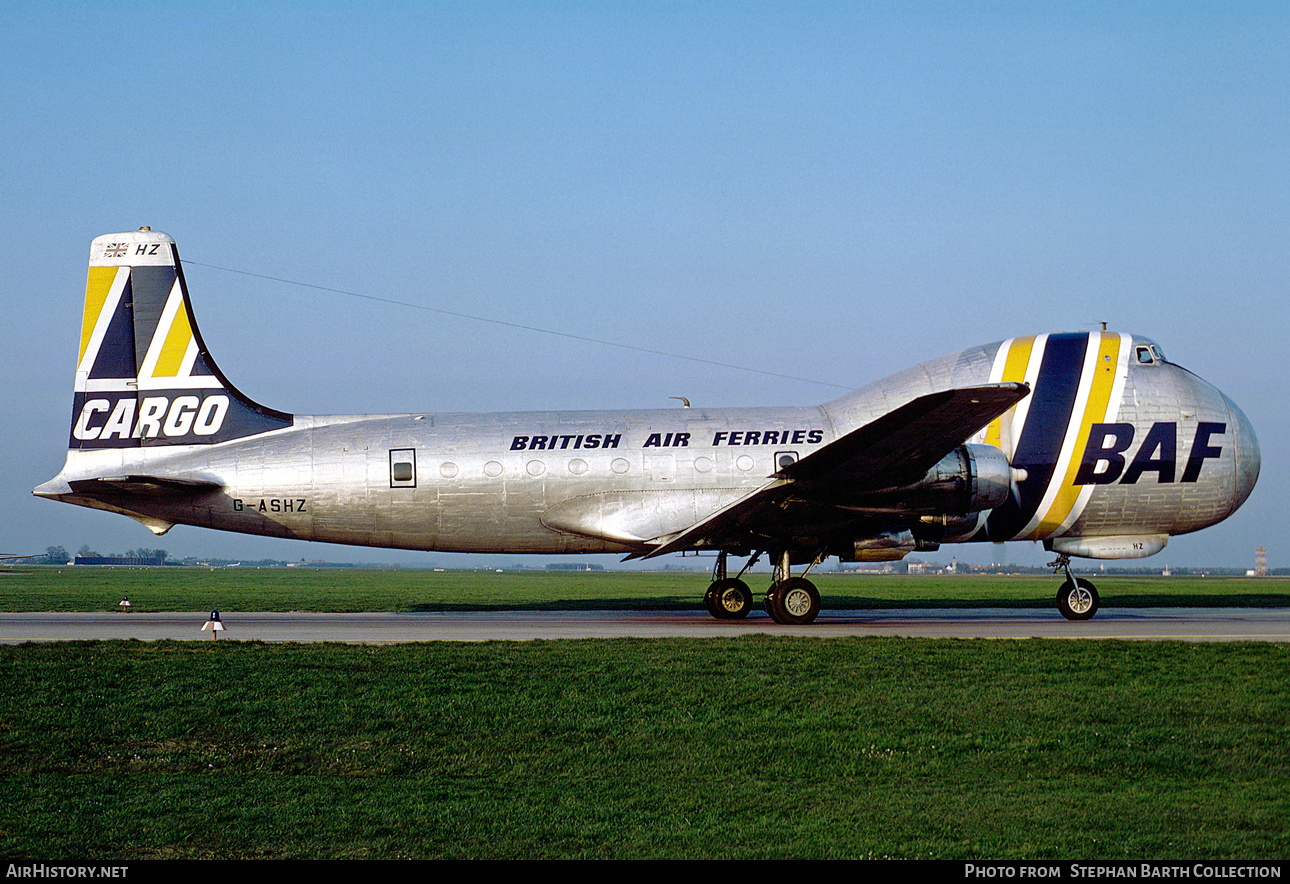 Aircraft Photo of G-ASHZ | Aviation Traders ATL-98 Carvair | British Air Ferries - BAF | AirHistory.net #380996
