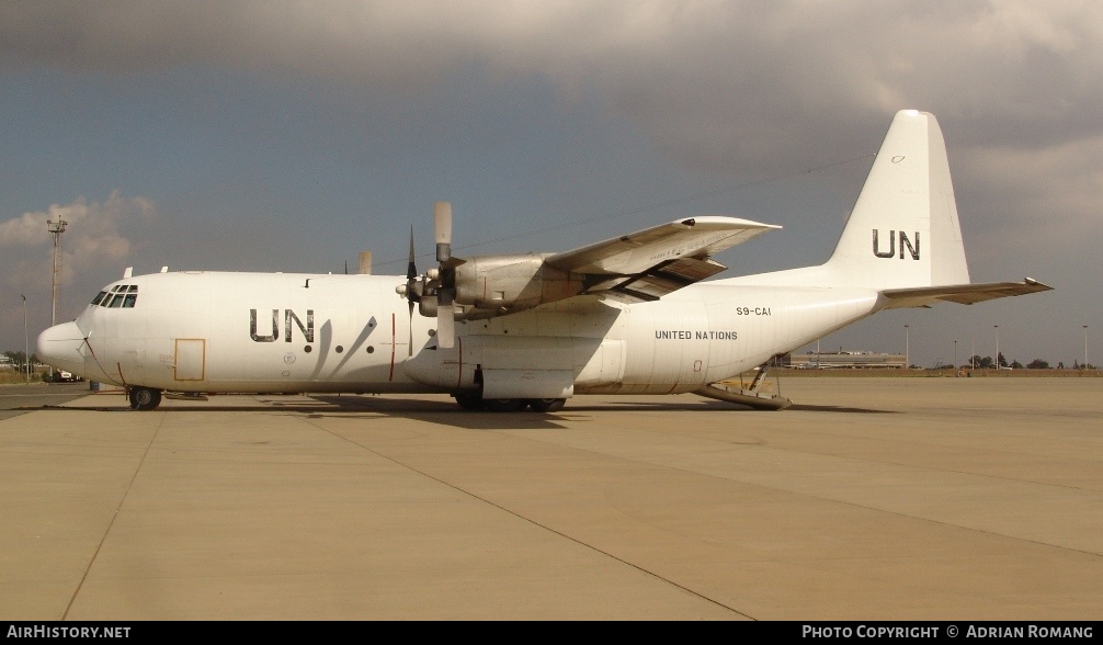 Aircraft Photo of S9-CAI | Lockheed L-100-30 Hercules (382G) | United Nations | AirHistory.net #380997