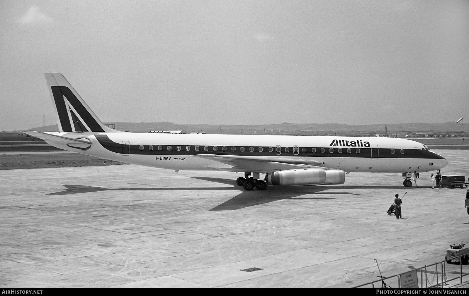 Aircraft Photo of I-DIWV | McDonnell Douglas DC-8-62 | Alitalia | AirHistory.net #381036