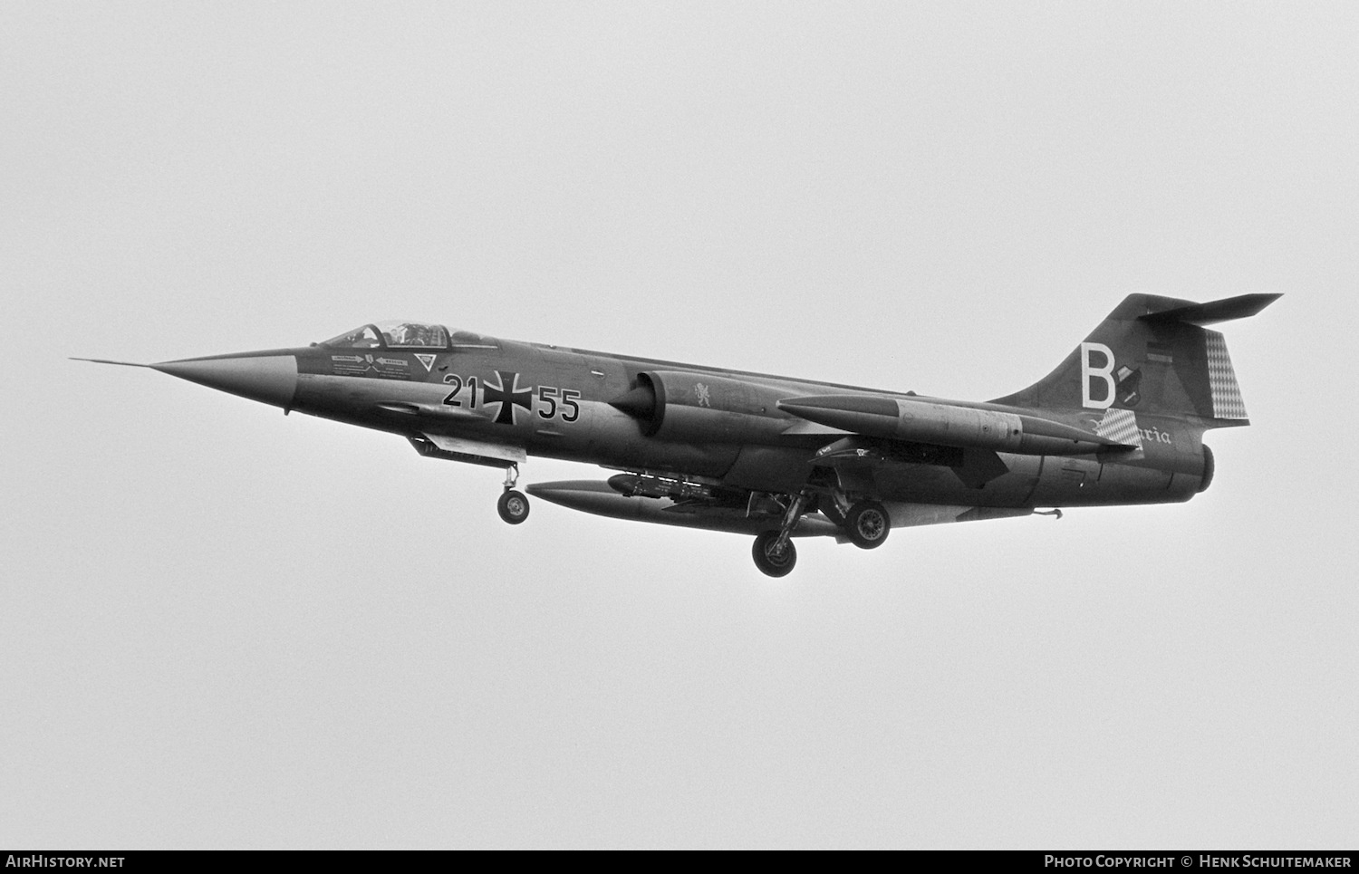 Aircraft Photo of 2155 | Lockheed F-104G Starfighter | Germany - Air Force | AirHistory.net #381055
