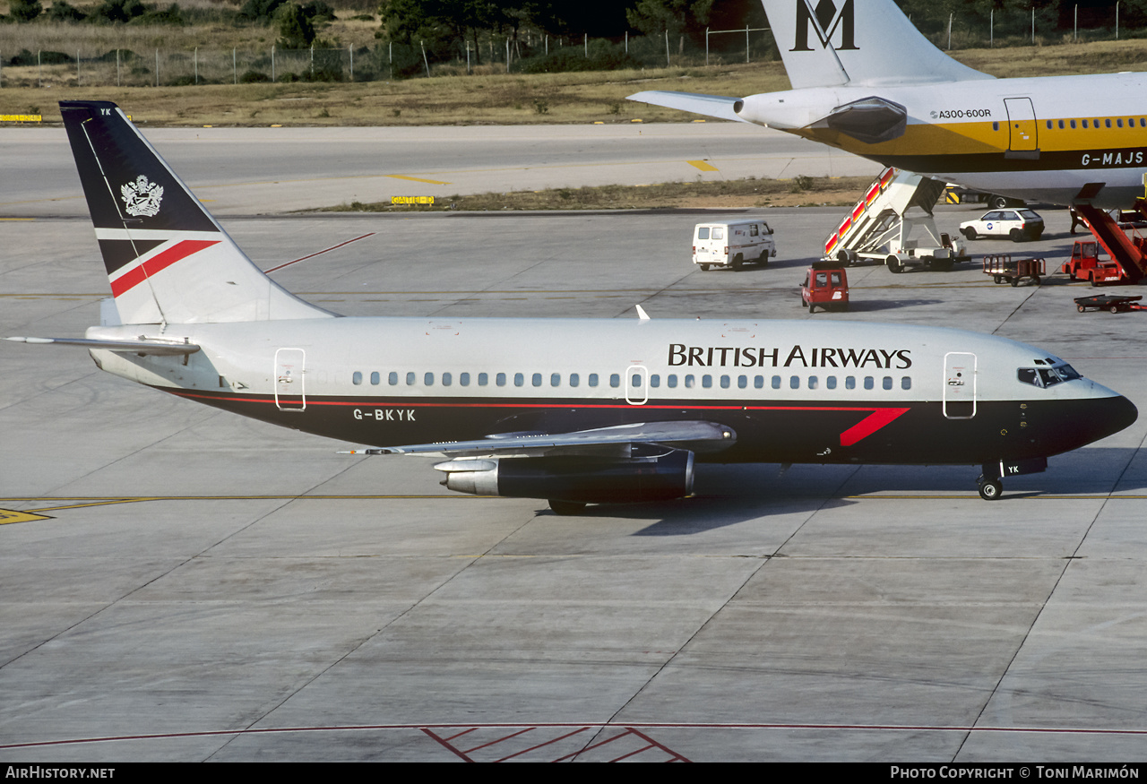 Aircraft Photo of G-BKYK | Boeing 737-236/Adv | British Airways | AirHistory.net #381080