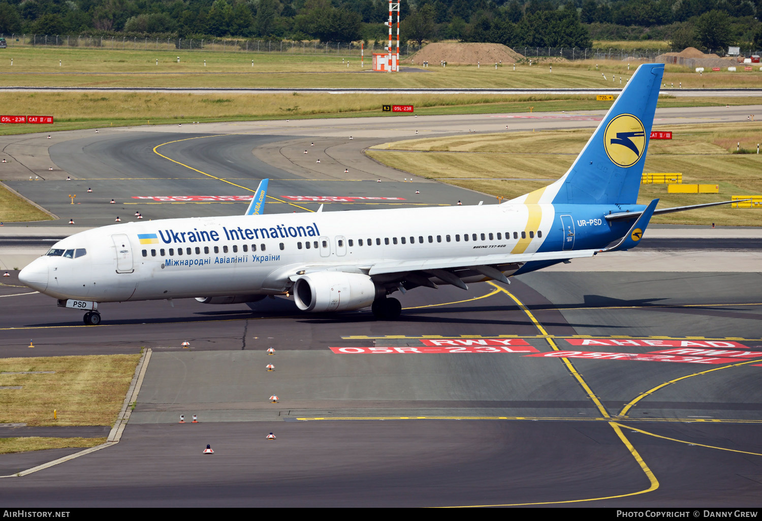Aircraft Photo of UR-PSD | Boeing 737-8HX | Ukraine International Airlines | AirHistory.net #381082