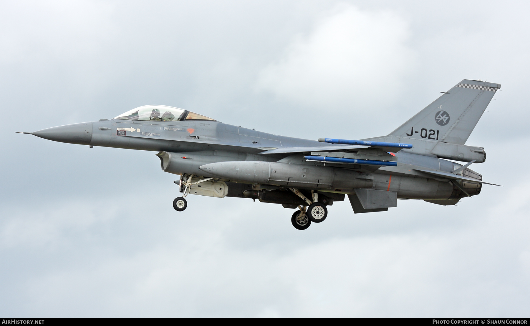 Aircraft Photo of J-021 | General Dynamics F-16AM Fighting Falcon | Netherlands - Air Force | AirHistory.net #381083