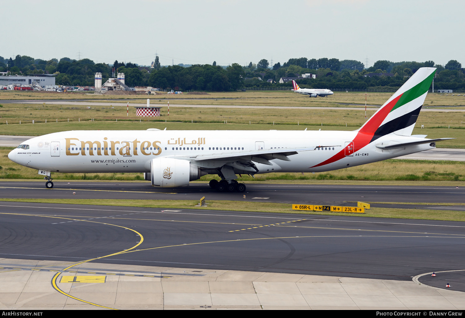 Aircraft Photo of A6-EWG | Boeing 777-21H/LR | Emirates | AirHistory.net #381092