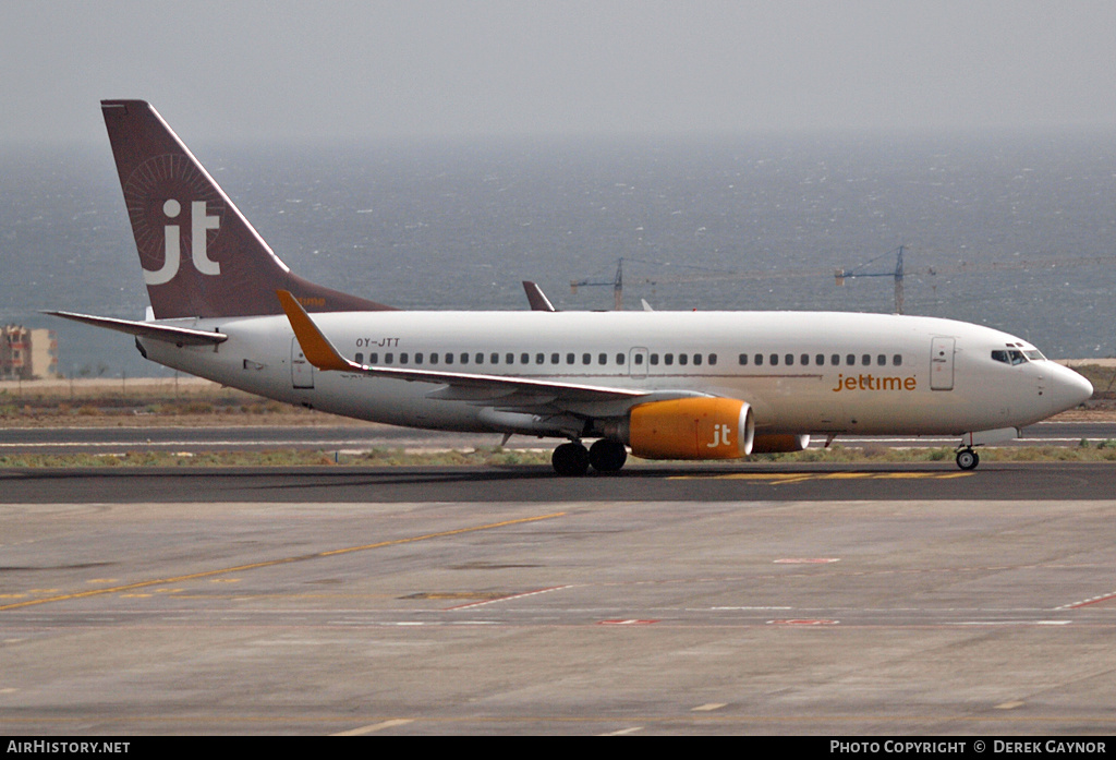 Aircraft Photo of OY-JTT | Boeing 737-73S | Jettime | AirHistory.net #381115