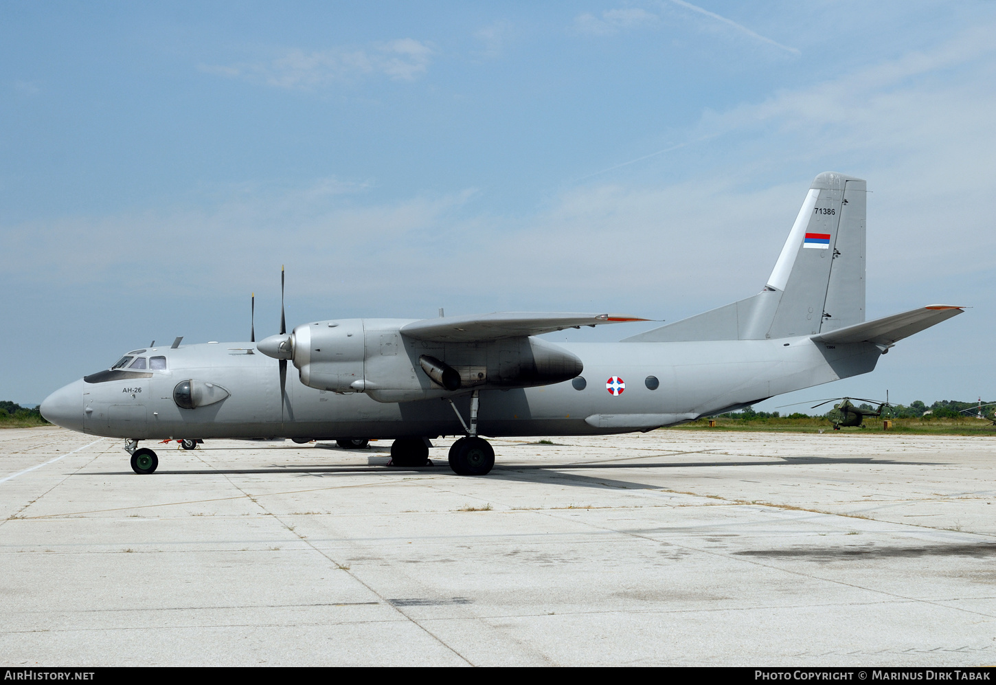 Aircraft Photo of 71386 | Antonov An-26 | Serbia - Air Force | AirHistory.net #381119
