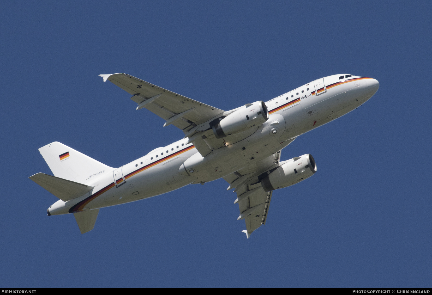 Aircraft Photo of 1501 | Airbus ACJ319 (A319-133/CJ) | Germany - Air Force | AirHistory.net #381176