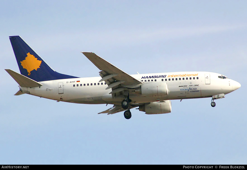 Aircraft Photo of D-AHIF | Boeing 737-73S | Hamburg International | AirHistory.net #381185