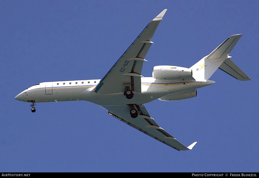 Aircraft Photo of EC-IUQ | Bombardier Global Express (BD-700-1A10) | AirHistory.net #381187