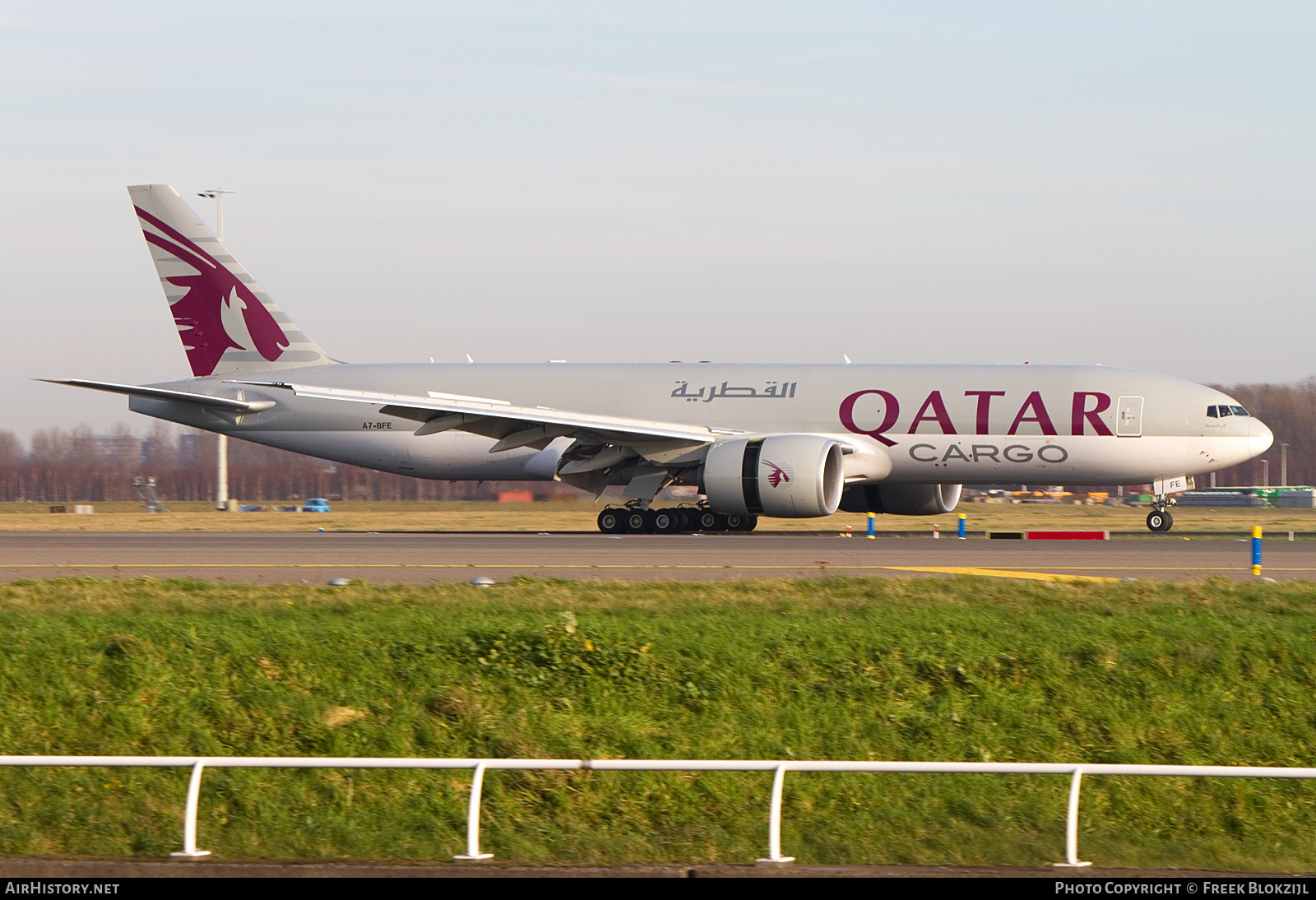 Aircraft Photo of A7-BFE | Boeing 777-FDZ | Qatar Airways Cargo | AirHistory.net #381236