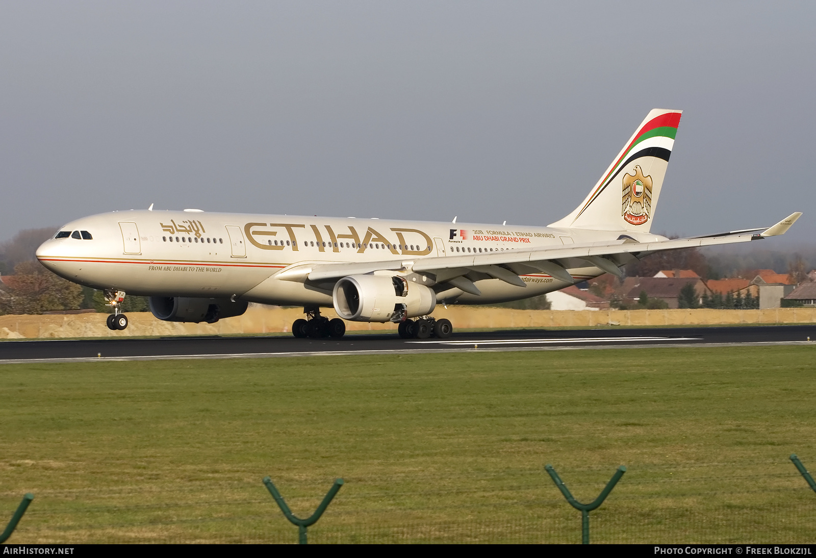 Aircraft Photo of A6-EYJ | Airbus A330-243 | Etihad Airways | AirHistory.net #381254