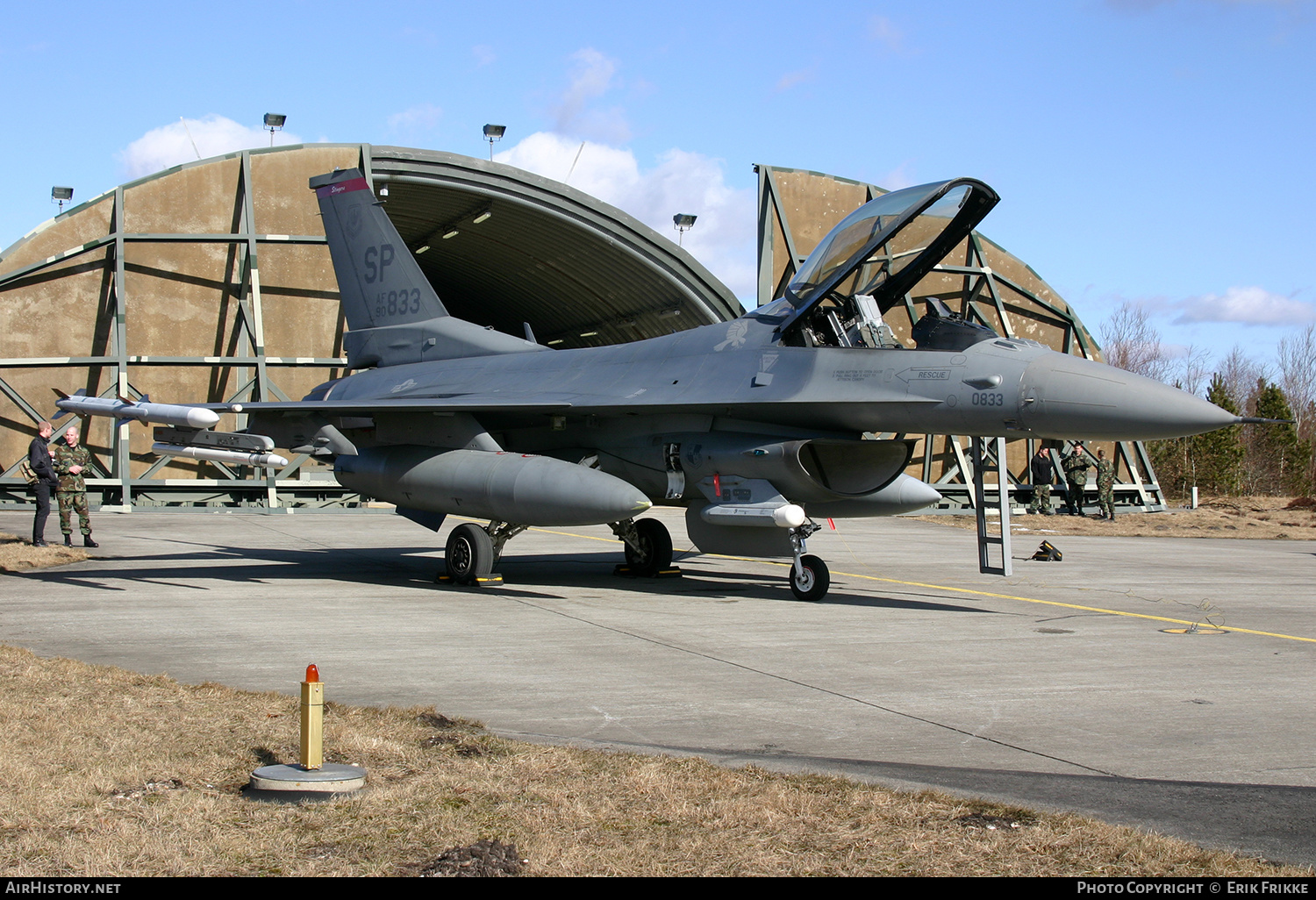 Aircraft Photo of 90-0833 / AF90-833 | General Dynamics F-16CM Fighting Falcon | USA - Air Force | AirHistory.net #381273