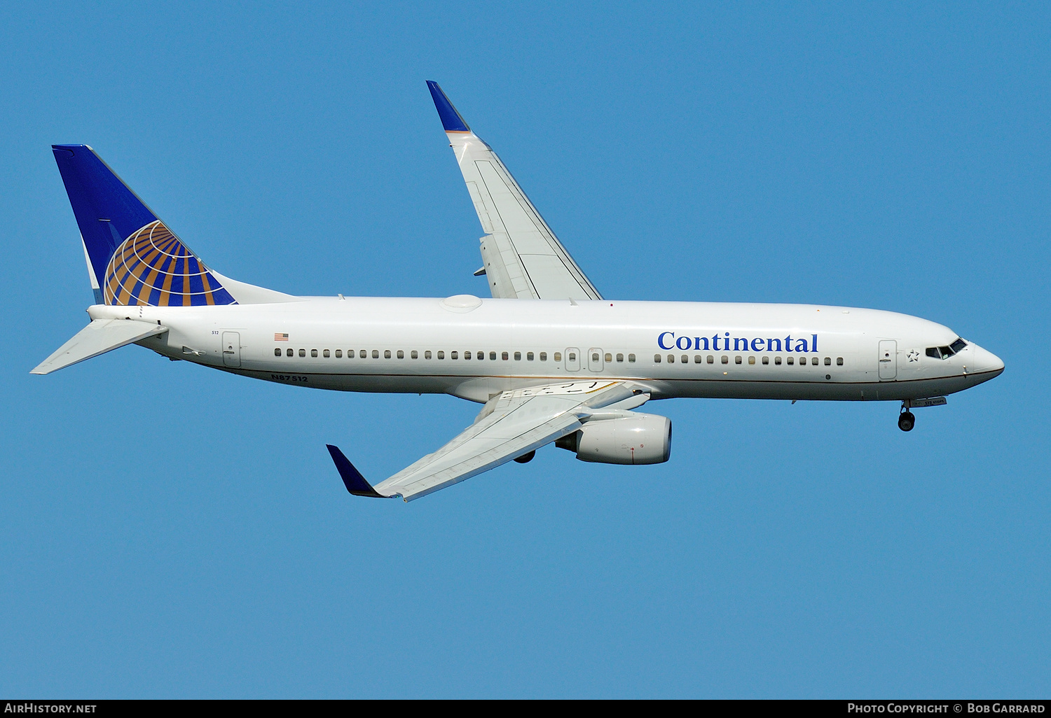 Aircraft Photo of N87512 | Boeing 737-824 | Continental Airlines | AirHistory.net #381278