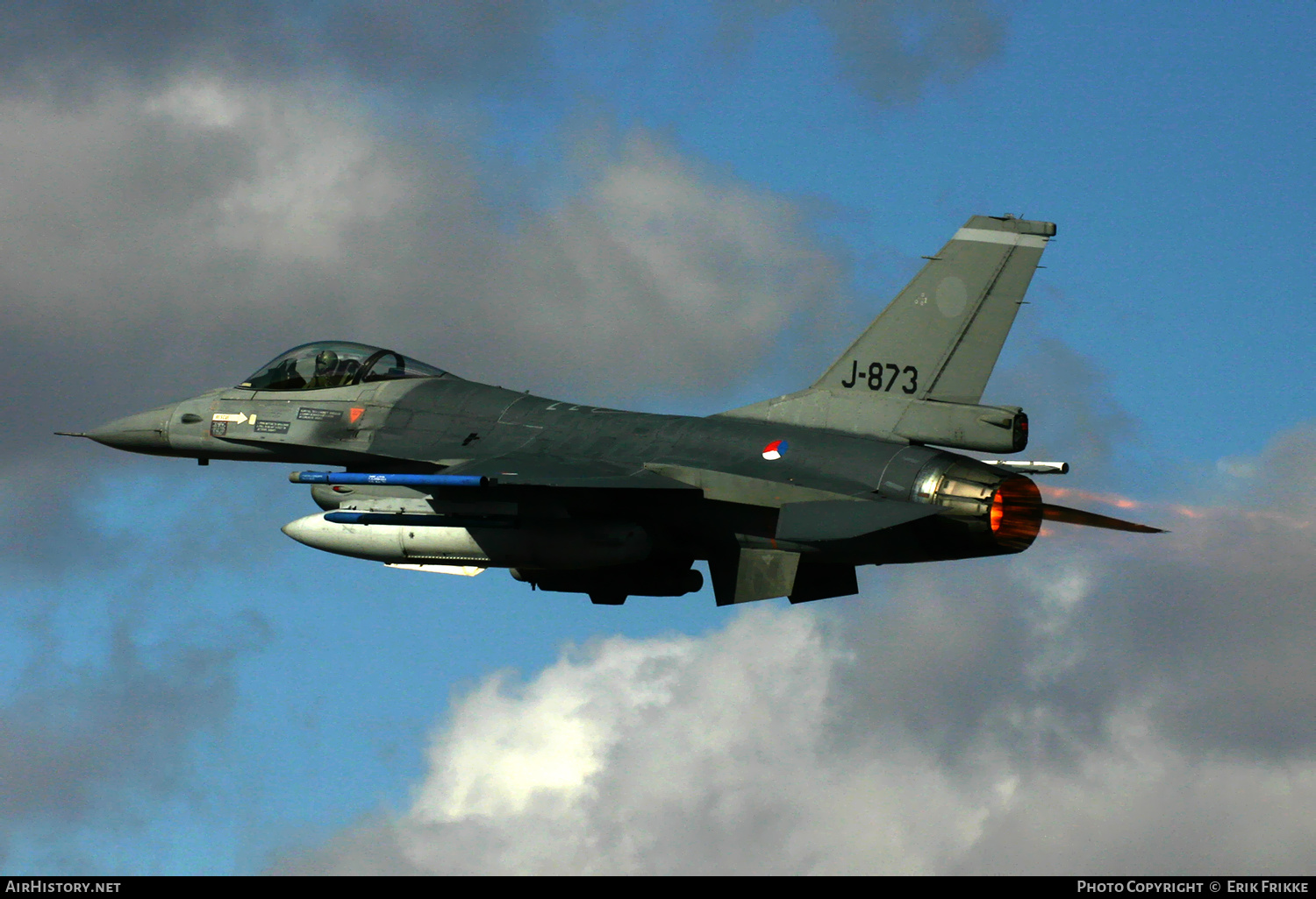 Aircraft Photo of J-873 | General Dynamics F-16AM Fighting Falcon | Netherlands - Air Force | AirHistory.net #381279