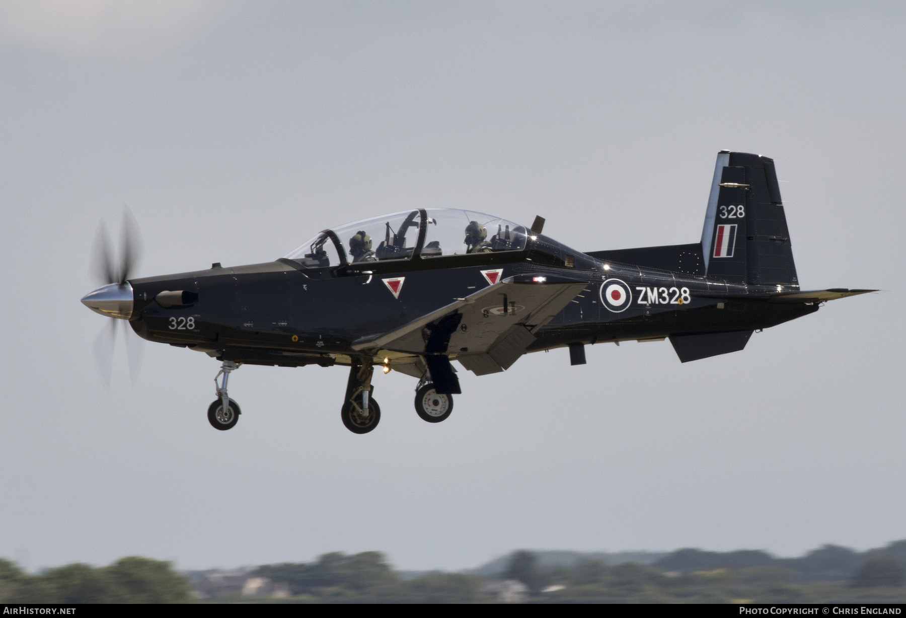 Aircraft Photo of ZM328 | Beechcraft T-6C Texan T1 | UK - Air Force | AirHistory.net #381287