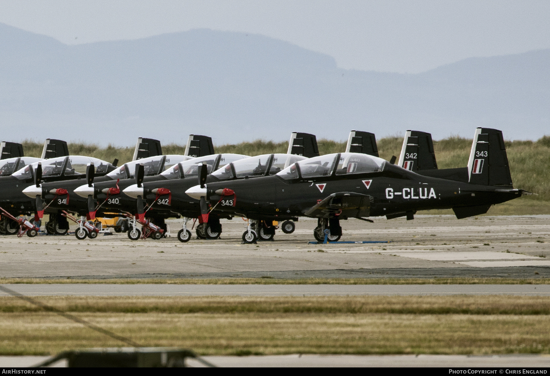 Aircraft Photo of G-CLUA | Raytheon T-6C Texan T1 | UK - Air Force | AirHistory.net #381289