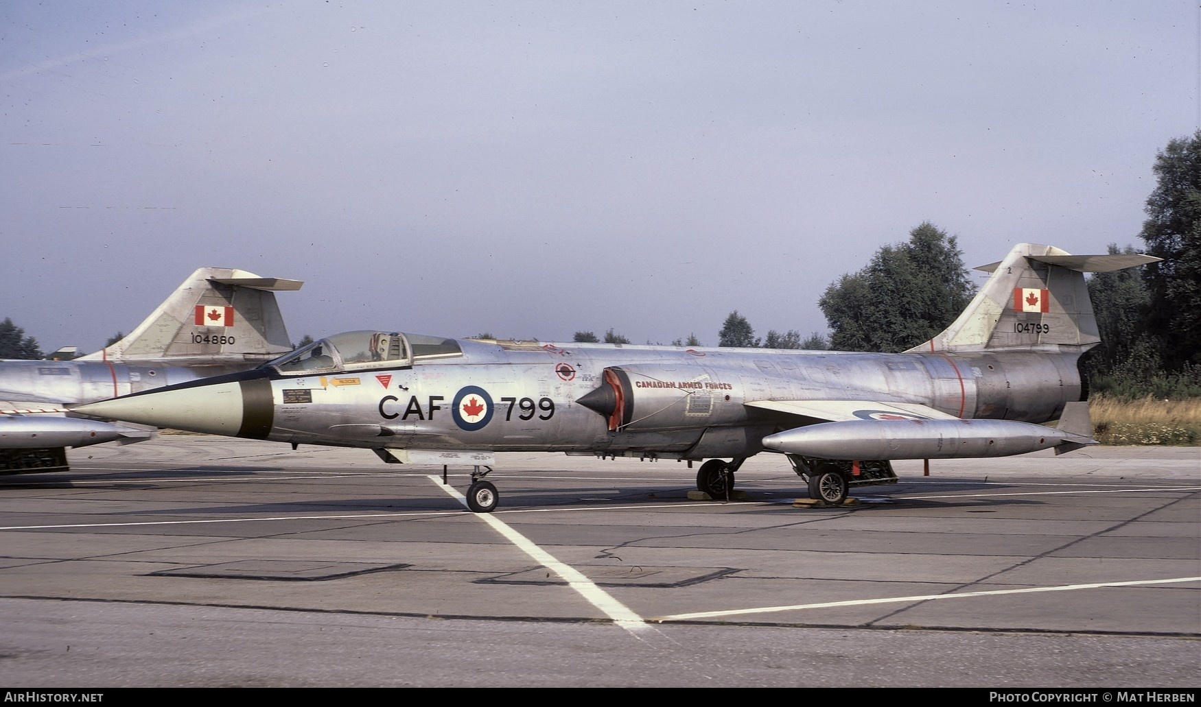 Aircraft Photo of 104799 | Lockheed CF-104 Starfighter | Canada - Air Force | AirHistory.net #381321