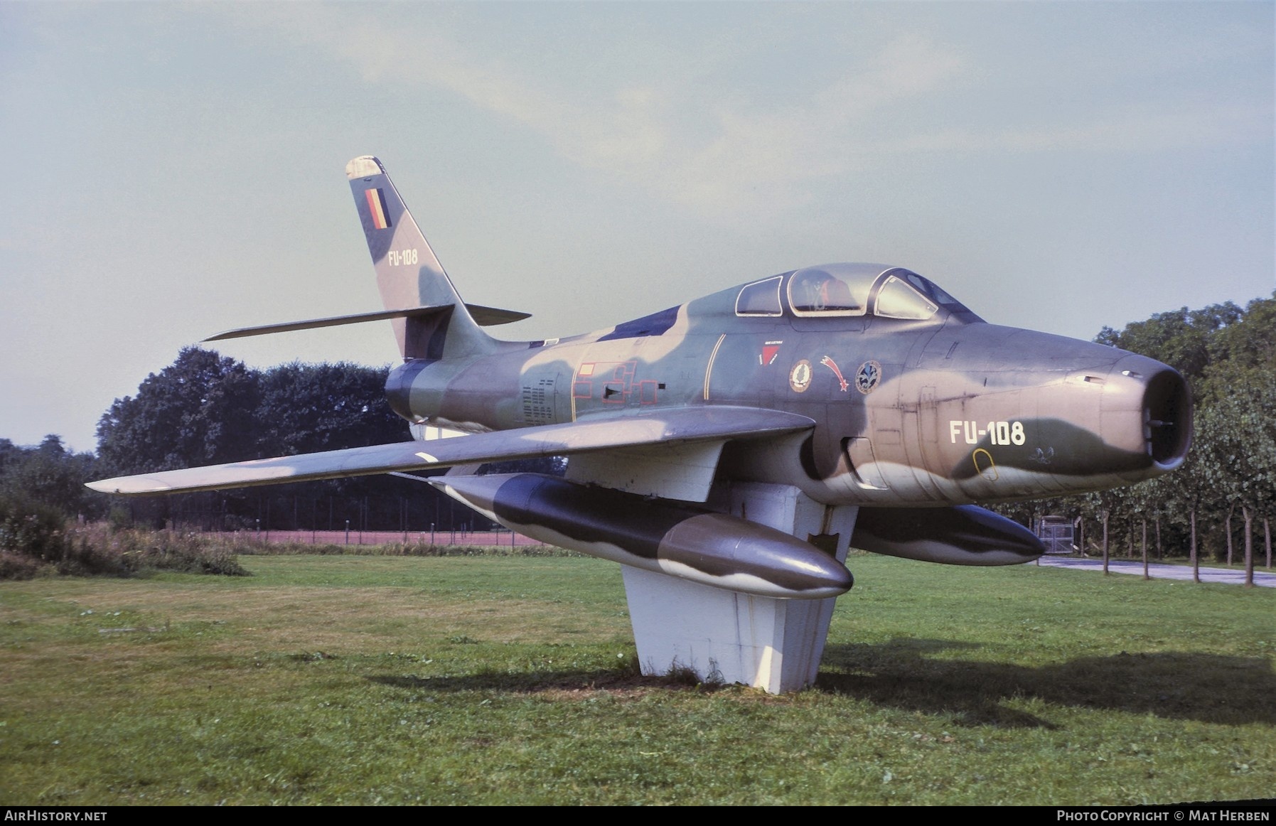 Aircraft Photo of FU-108 | Republic F-84F Thunderstreak | Belgium - Air Force | AirHistory.net #381332