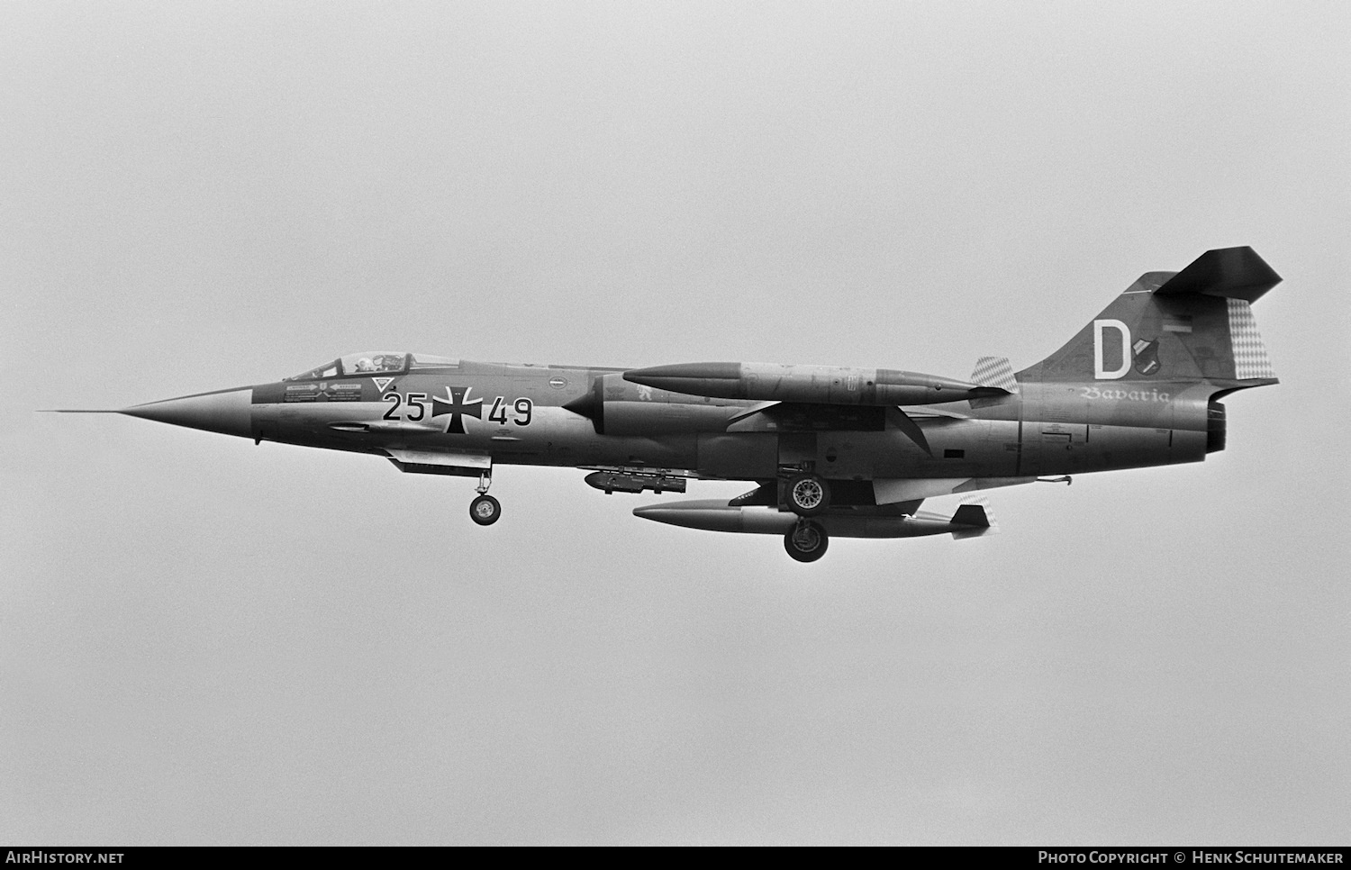 Aircraft Photo of 2549 | Lockheed F-104G Starfighter | Germany - Air Force | AirHistory.net #381339