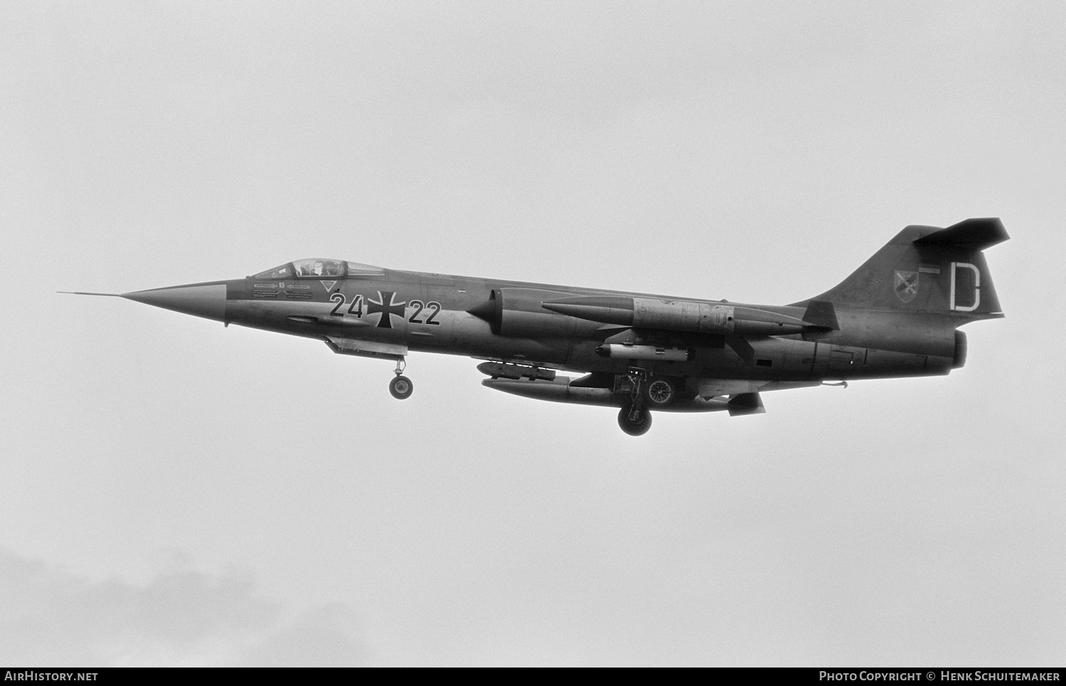 Aircraft Photo of 2422 | Lockheed F-104G Starfighter | Germany - Air Force | AirHistory.net #381341