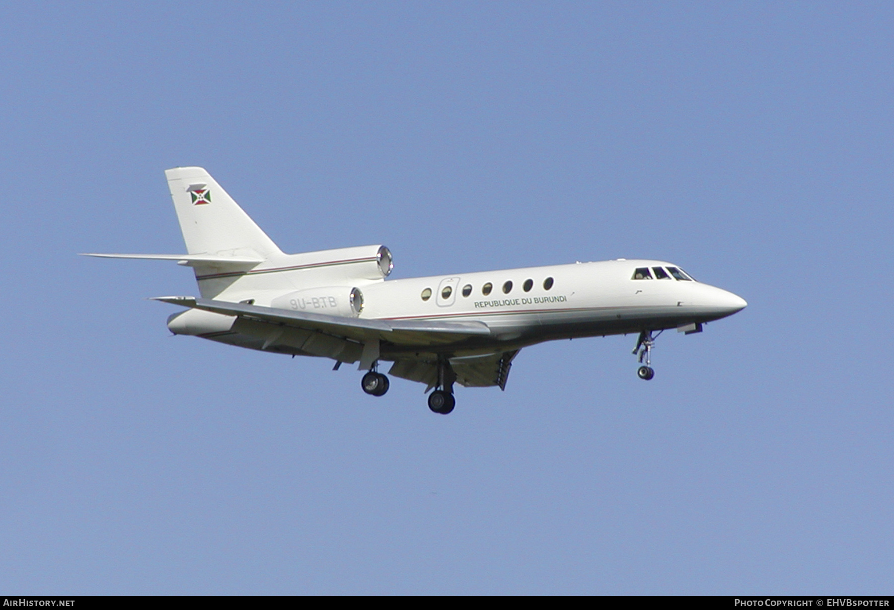 Aircraft Photo of 9U-BTB | Dassault Falcon 50 | République du Burundi | AirHistory.net #381371