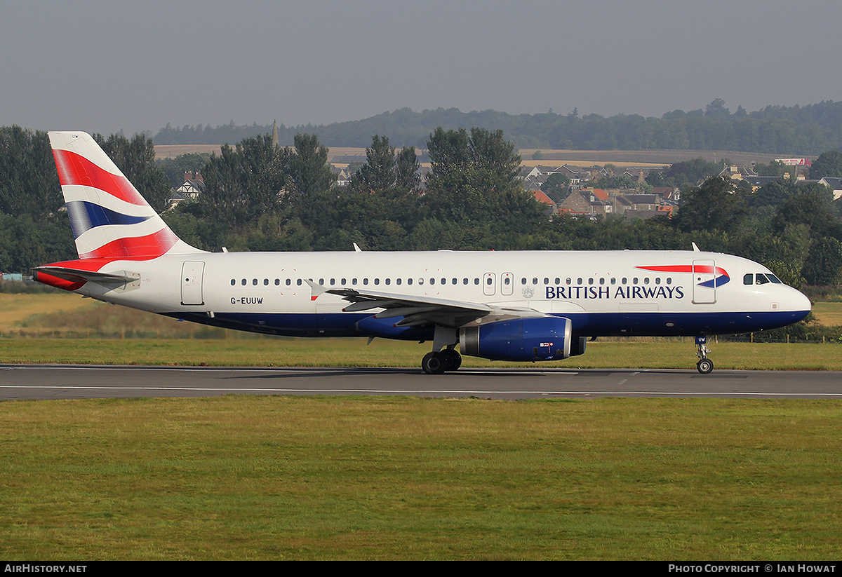 Aircraft Photo of G-EUUW | Airbus A320-232 | British Airways | AirHistory.net #381402
