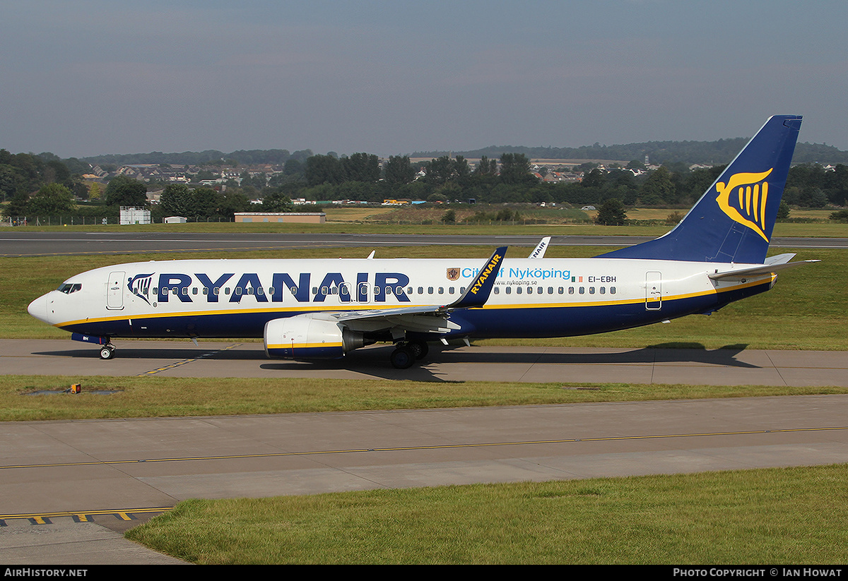 Aircraft Photo of EI-EBH | Boeing 737-8AS | Ryanair | AirHistory.net #381403