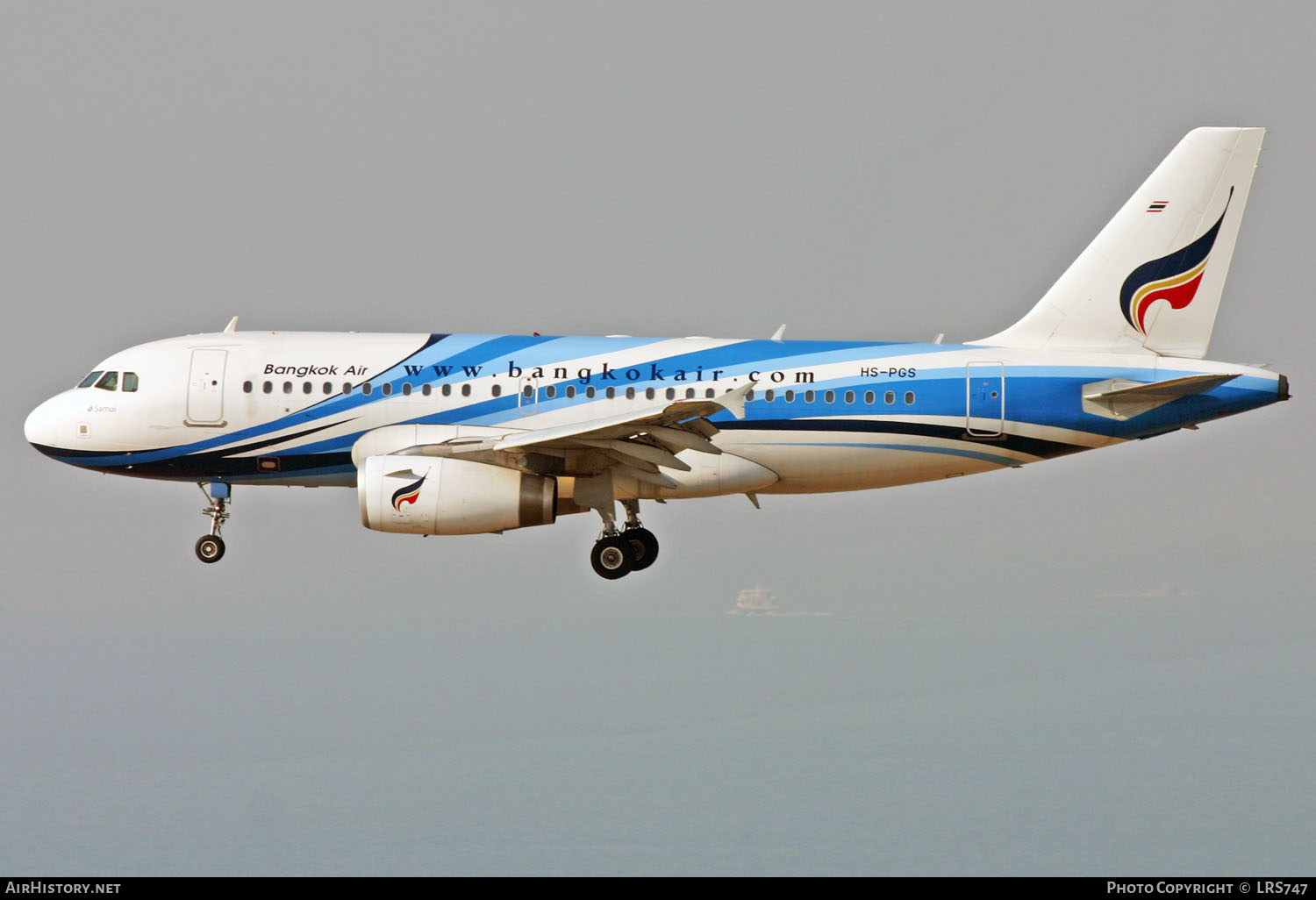 Aircraft Photo of HS-PGS | Airbus A319-132 | Bangkok Airways | AirHistory.net #381404