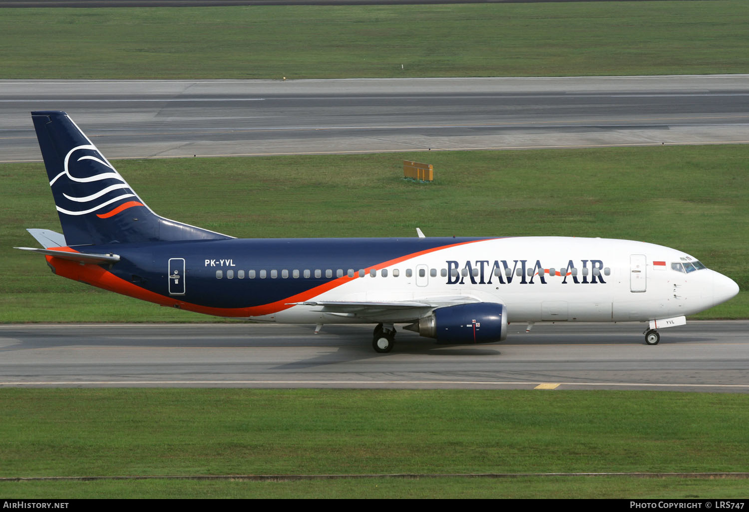 Aircraft Photo of PK-YVL | Boeing 737-322 | Batavia Air | AirHistory.net #381411