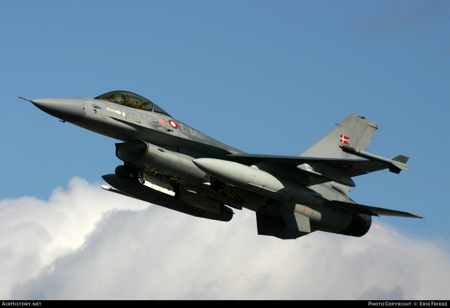 Aircraft Photo of E-601 | General Dynamics F-16AM Fighting Falcon | Denmark - Air Force | AirHistory.net #381435