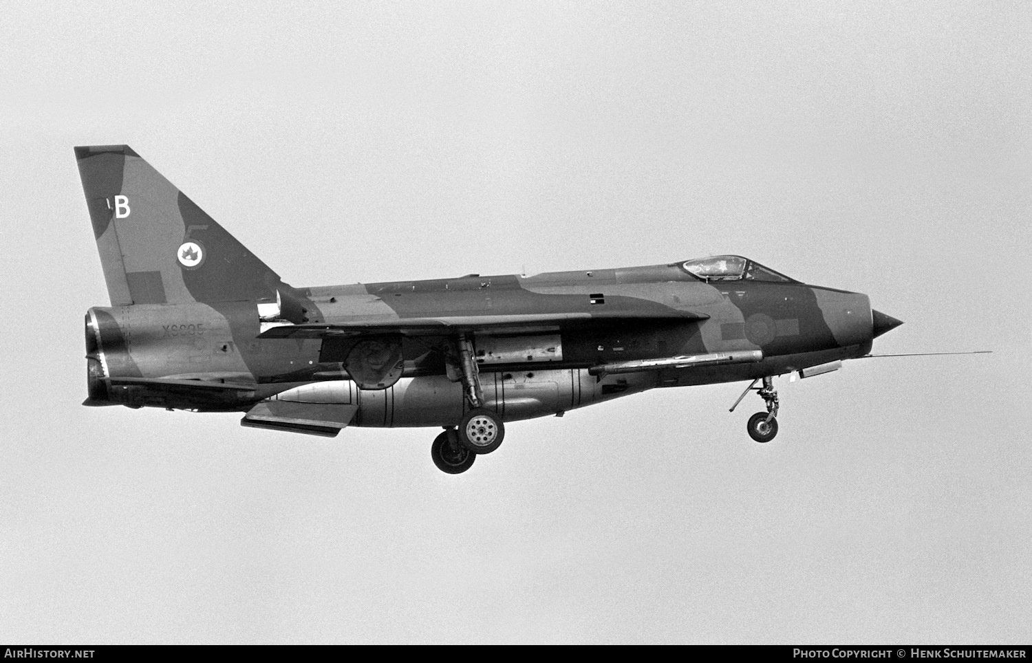 Aircraft Photo of XS895 | English Electric Lightning F6 | UK - Air Force | AirHistory.net #381465