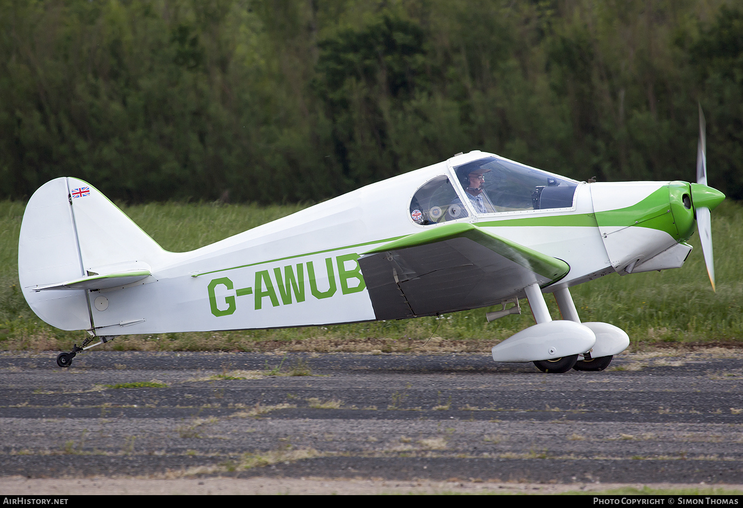 Aircraft Photo of G-AWUB | CAB GY-201 Minicab/Mod | AirHistory.net #381480