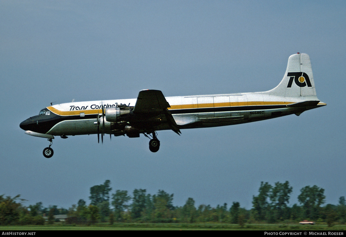 Aircraft Photo of N6586C | Douglas DC-6B(F) | Trans Continental Airlines | AirHistory.net #381582