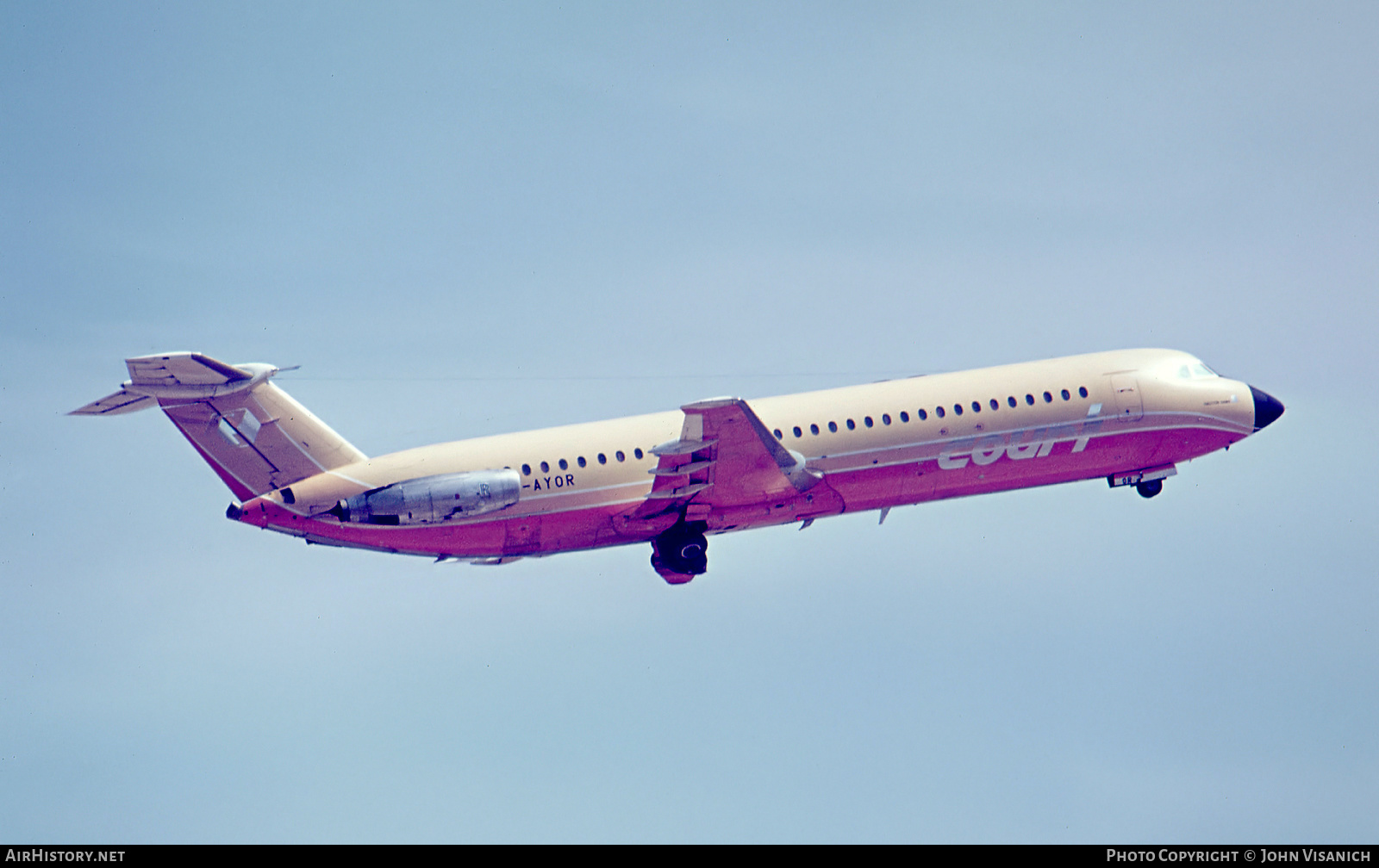 Aircraft Photo of G-AYOR | BAC 111-518FG One-Eleven | Court Line | AirHistory.net #381609