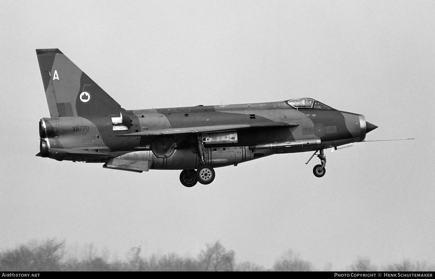 Aircraft Photo of XR770 | English Electric Lightning F6 | UK - Air Force | AirHistory.net #381626