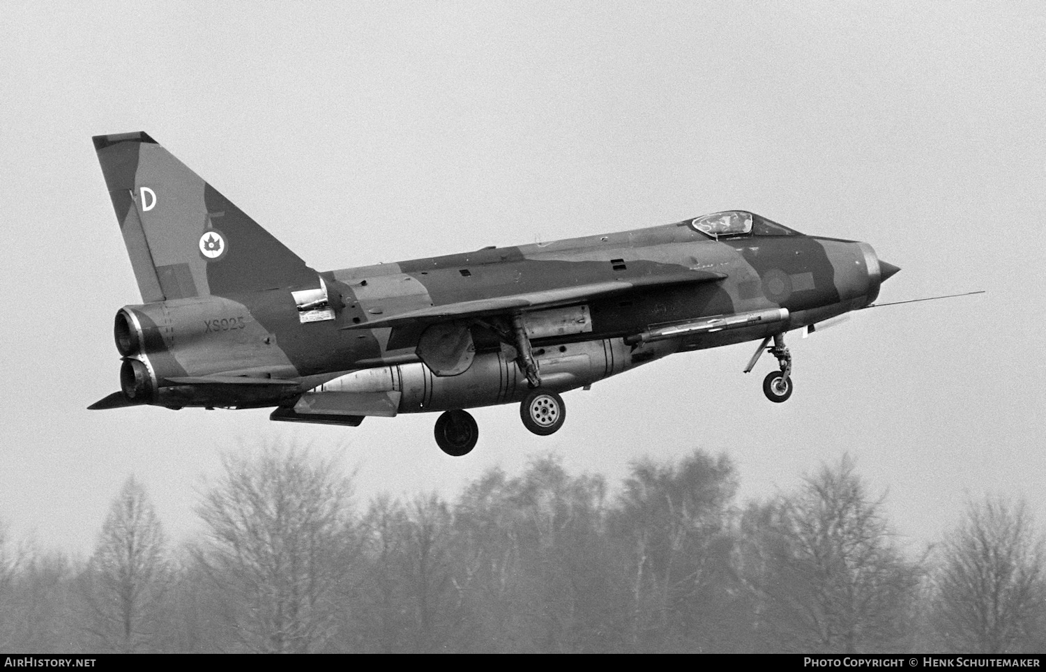Aircraft Photo of XS925 | English Electric Lightning F6 | UK - Air Force | AirHistory.net #381628
