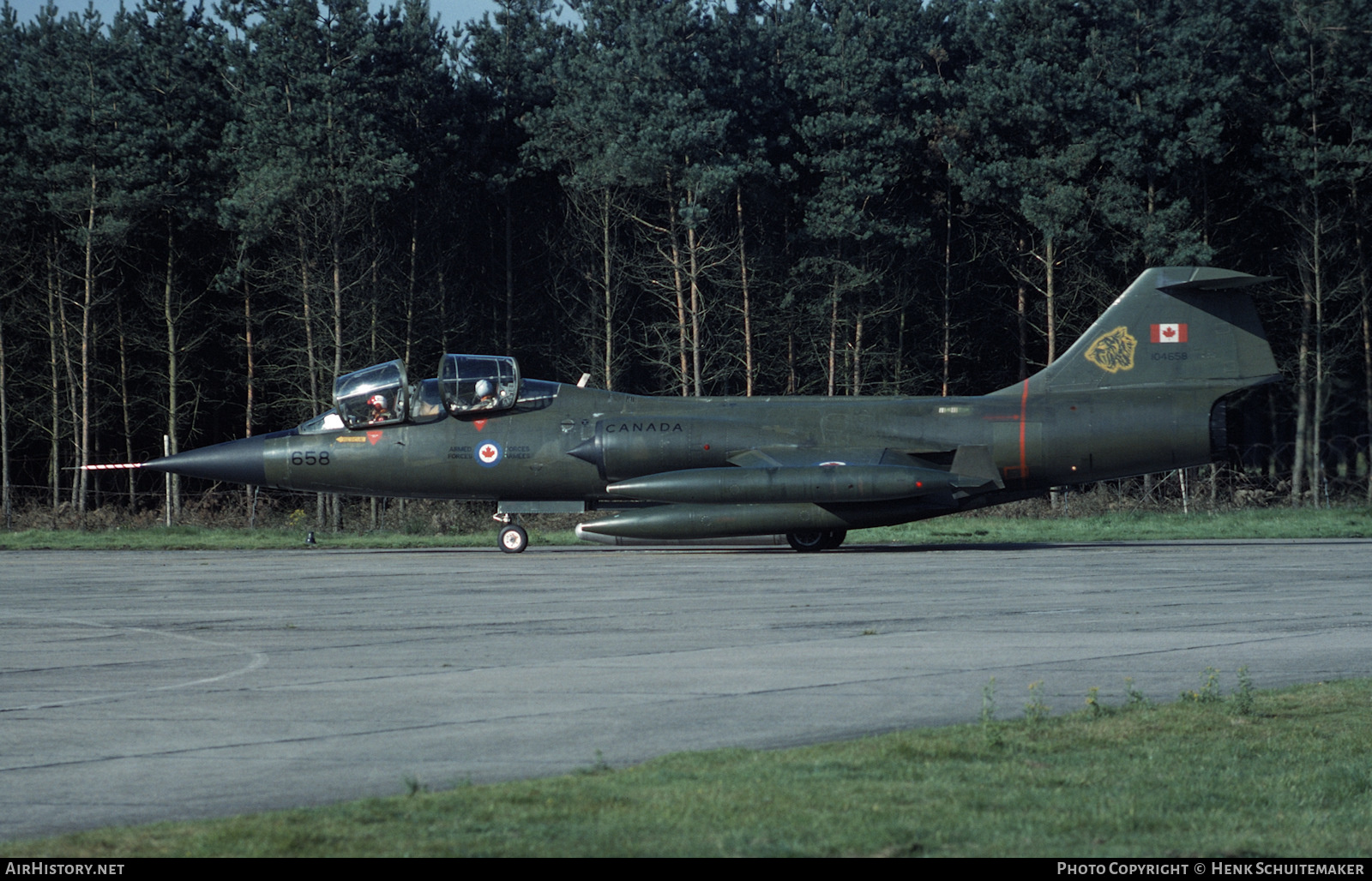 Aircraft Photo of 104658 | Lockheed CF-104D Starfighter Mk2 | Canada - Air Force | AirHistory.net #381633